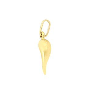 COPY - 14K Yellow Gold Italian Horn 3D Lucky Pendant